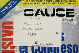 Revista Cauce: nº 114-127, 29 de junio a 28 de septiembre de 1987