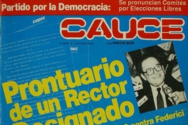 Revista Cauce: nº 128-139, 29 de octubre a 24 de diciembre de 1987