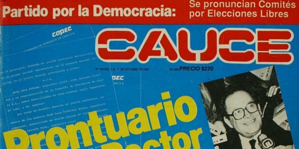 Revista Cauce: nº 128-139, 29 de octubre a 24 de diciembre de 1987