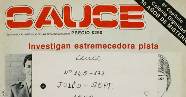 Revista Cauce: nº 165-177, 4 de julio a 26 de septiembre de 1988