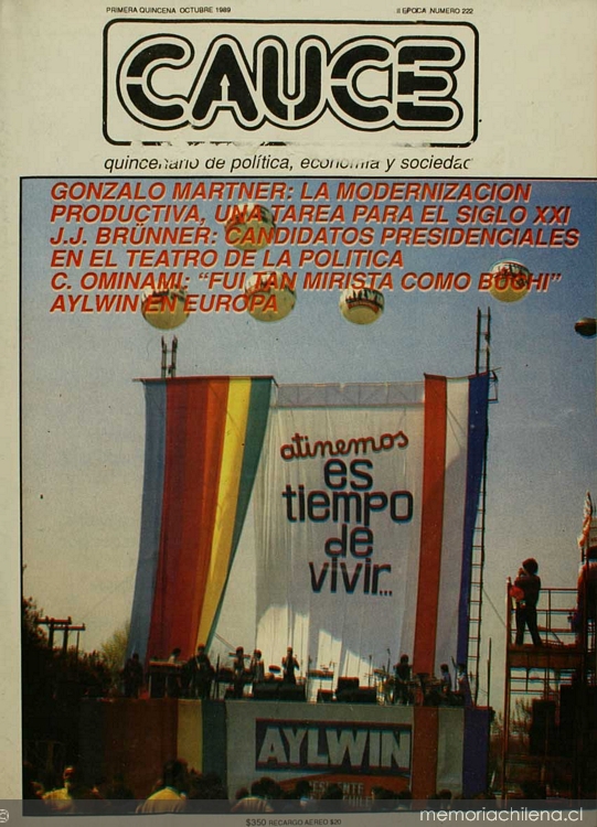 Revista Cauce: nº 222-227, 1 de octubre a 1 de diciembre de 1989