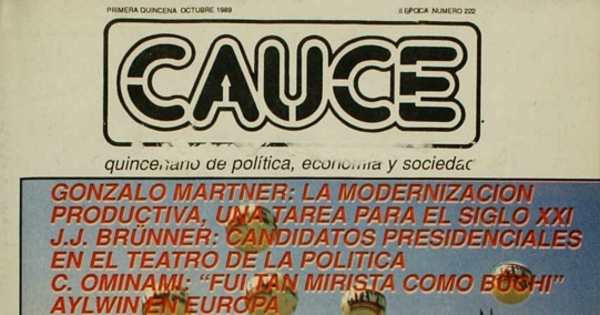 Revista Cauce: nº 222-227, 1 de octubre a 1 de diciembre de 1989