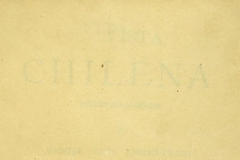 Revista Chilena, tomo 3, 1875