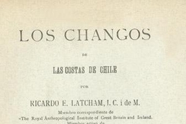 Los changos de las costas de Chile