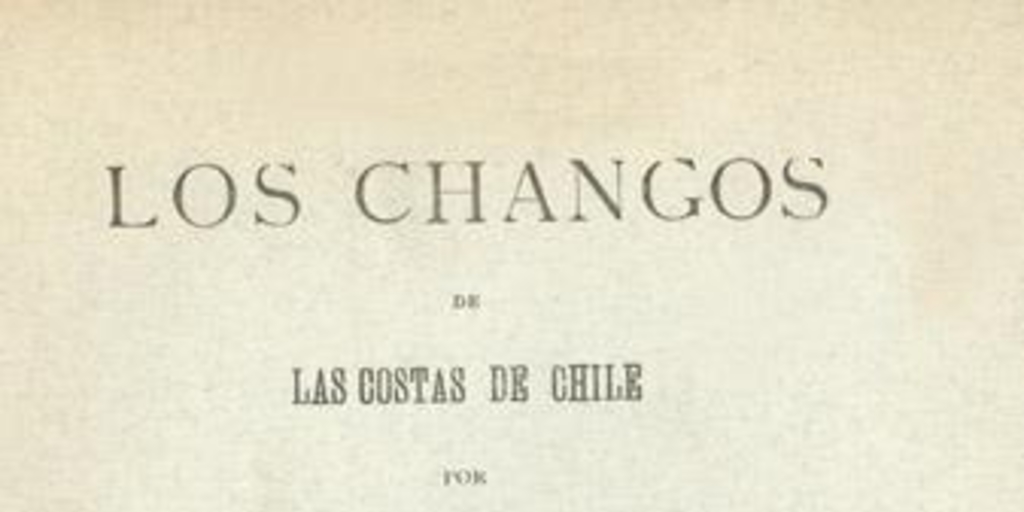 Los changos de las costas de Chile