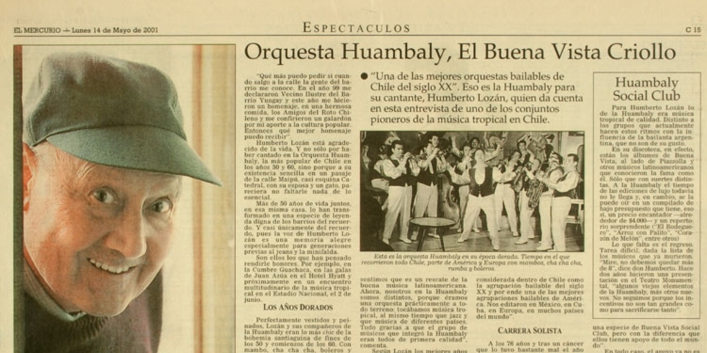 Orquesta Huambaly, El Buena Vista Criollo