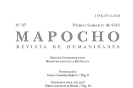 Mapocho: n° 67, primer semestre de 2010