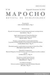 Mapocho: n° 68, segundo semestre de 2010