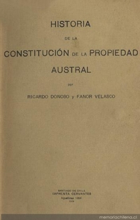 Historia de la constitución de la propiedad austral