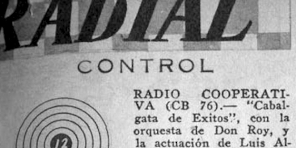 Radio Cooperativa: Cabalgata de éxitos, con la orquesta de Don Roy