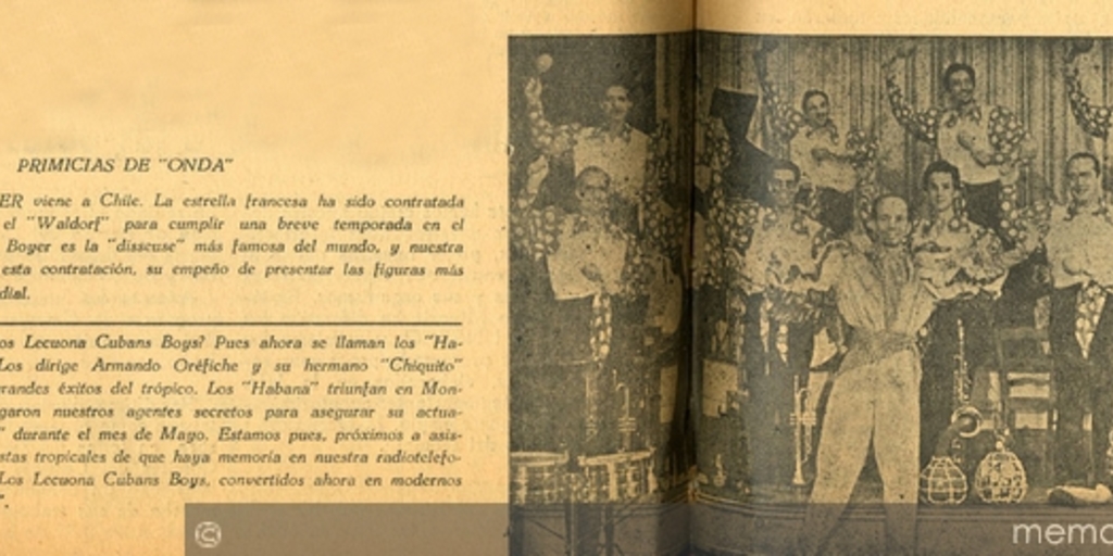 Primicia de Onda: ¿Se acuerdan de los Lecuona Cuban Boys?