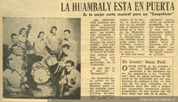 La Huambaly está en puerta