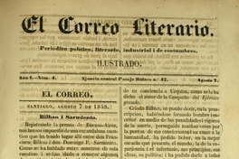 El correo literario: año 1, nº 4, 7 de agosto de 1858