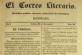 El correo literario: año 1, nº 19, 20 de noviembre de 1858