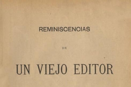 Reminiscencias de un viejo editor