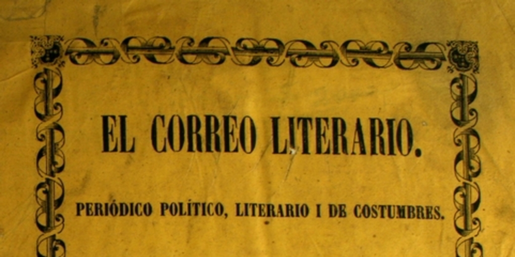 El Correo Literario: año 1, n° 1, 11 de julio de 1864