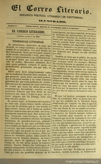 El Correo Literario: año 1, nº5, 7 de agosto de 1864