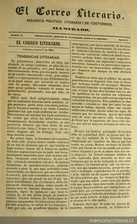 El Correo Literario: año 1, nº5, 7 de agosto de 1864