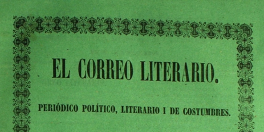 El Correo Literario: año 1, nº6, 14 de agosto de 1864