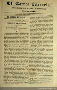 El correo literario: año 1, nº 10, 11 de septiembre de 1864