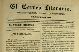 El correo literario: año 1, nº 15, 16 de octubre de 1864