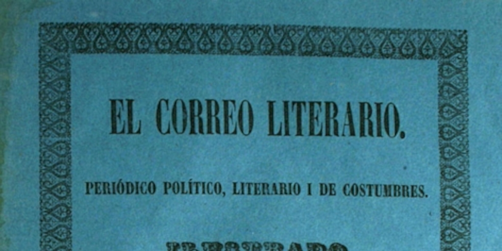 El correo literario: año 1, nº 17, 30 de octubre de 1864