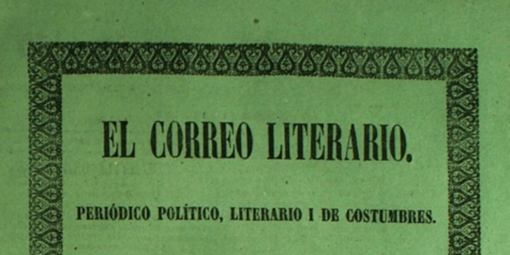 El Correo Literario: año 1, nº18, 6 de noviembre de 1864