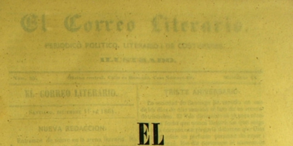 El Correo Literario: año 1, nº23, 11 de diciembre de 1864