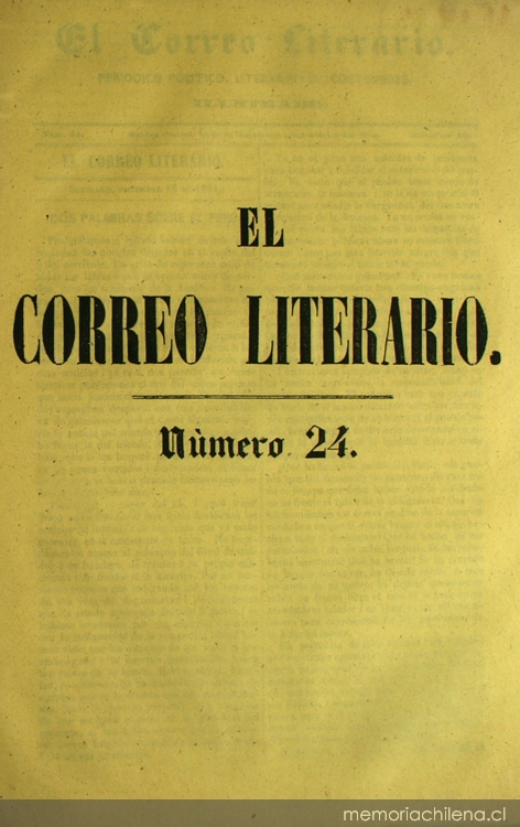 El Correo Literario: año 1, nº24, 18 de diciembre de 1864