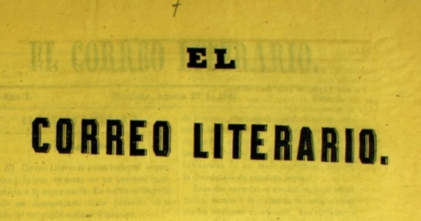 El Correo Literario: año, 1 nº 1, 27 de agosto de 1867