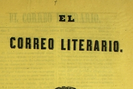 El Correo Literario: año 1, nº1, 27 de agosto de 1867