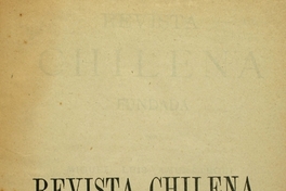 Revista Chilena: tomo 15, 1879