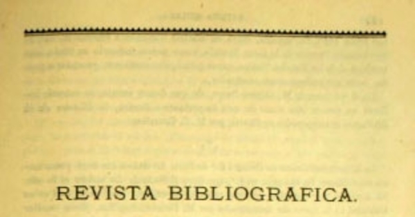 Revista bibliográfica: 1º de febrero de 1875