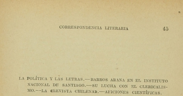 Correspondencia literaria