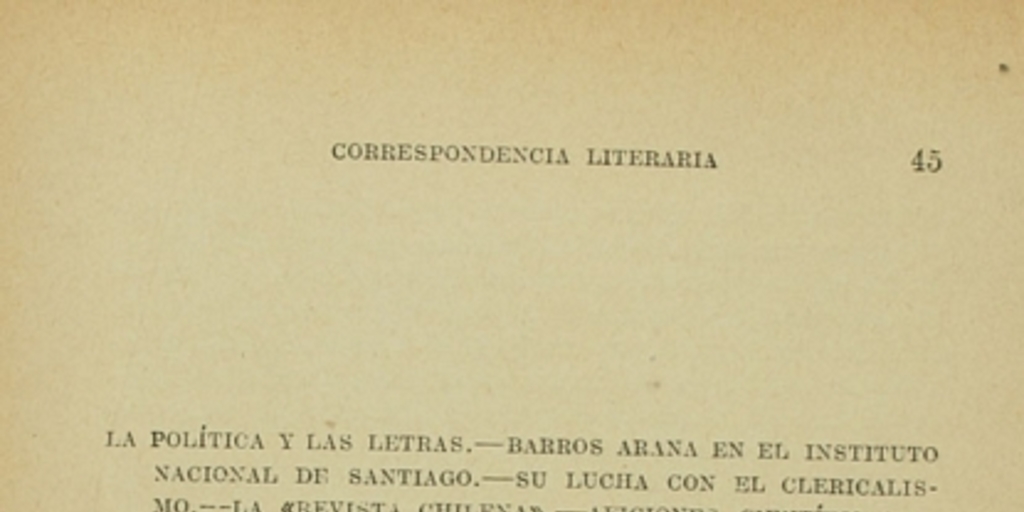 Correspondencia literaria