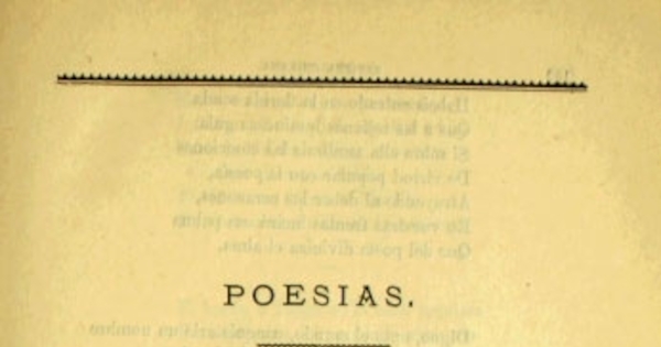 Poesías: Al círculo literario de la paz