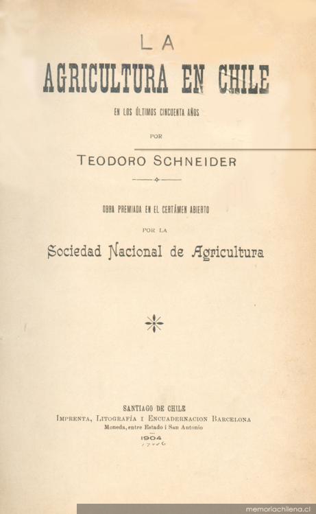 La agricultura en Chile en los últimos cincuenta años