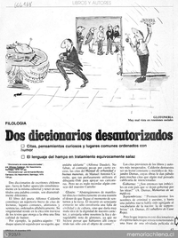 Dos diccionarios desautorizados