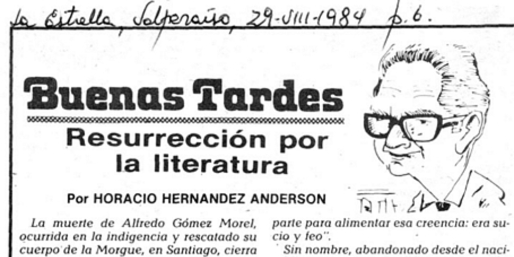 Resurreción por la literatura