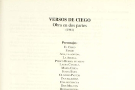 Versos de ciego