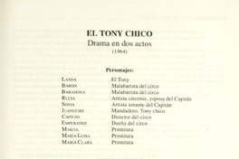 El Tony chico