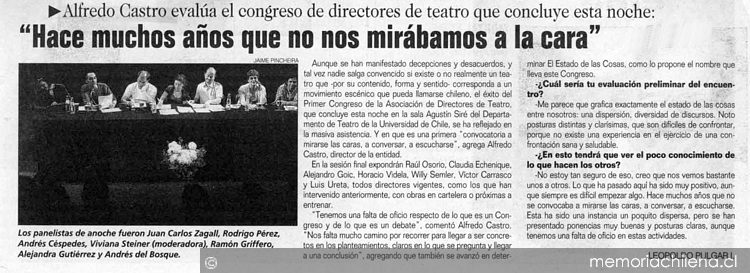 "Hace muchos años que no nos mirábamos a la cara"