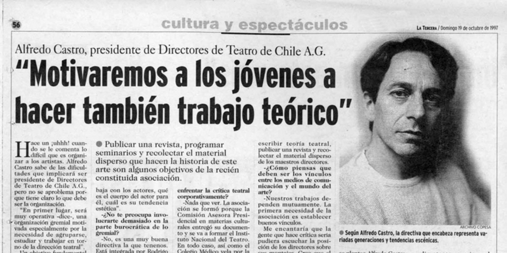 "Motivaremos a los jóvenes a hacer también trabajo teórico"