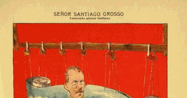 Señor Santiago Grosso: laureado pintor italiano