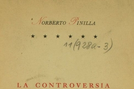 La controversia filológica de 1842