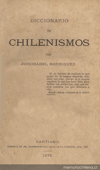 Diccionario de chilenismos