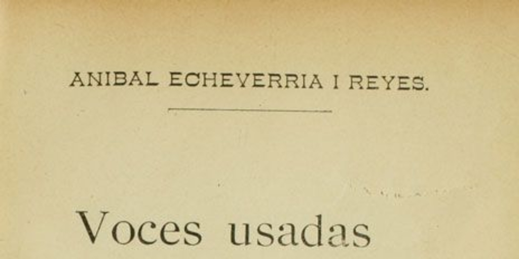 Voces usadas en Chile