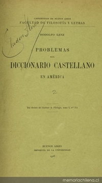 Problemas del diccionario castellano en América