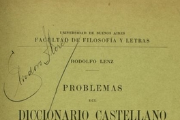 Problemas del diccionario castellano en América