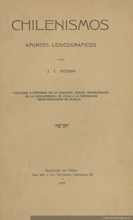 Chilenismos : apuntes lexicográficos